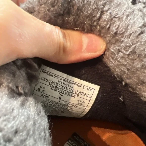 Merrell Womens Size 8.5‎ Hiking Continuum Boots with Vibram Soles Ortholite - Picture 5 of 8